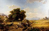 Famous Day Paintings - The Last Day Of The Harvest